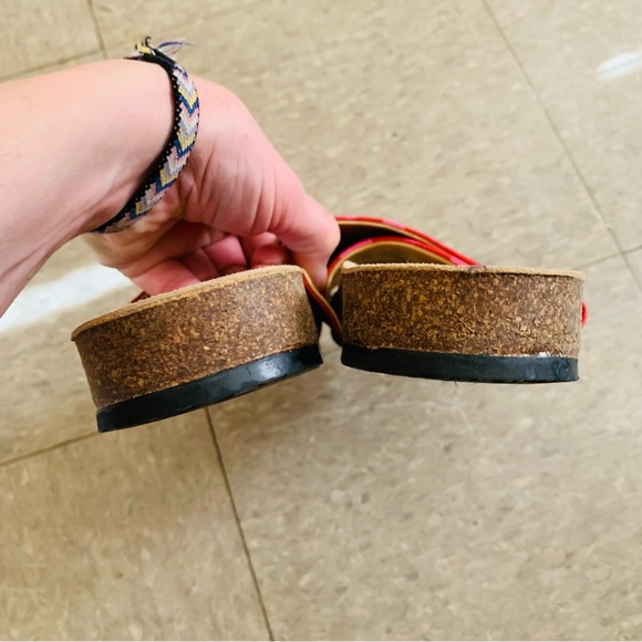 Gundrum Sjoden Red Polka Dot Women's Slide Sandals size 41 - Picture 6 of 7